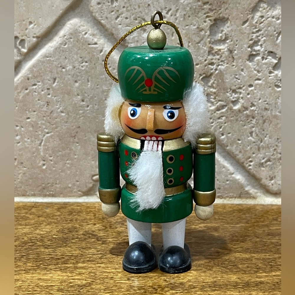 Green Nutcracker Ornament